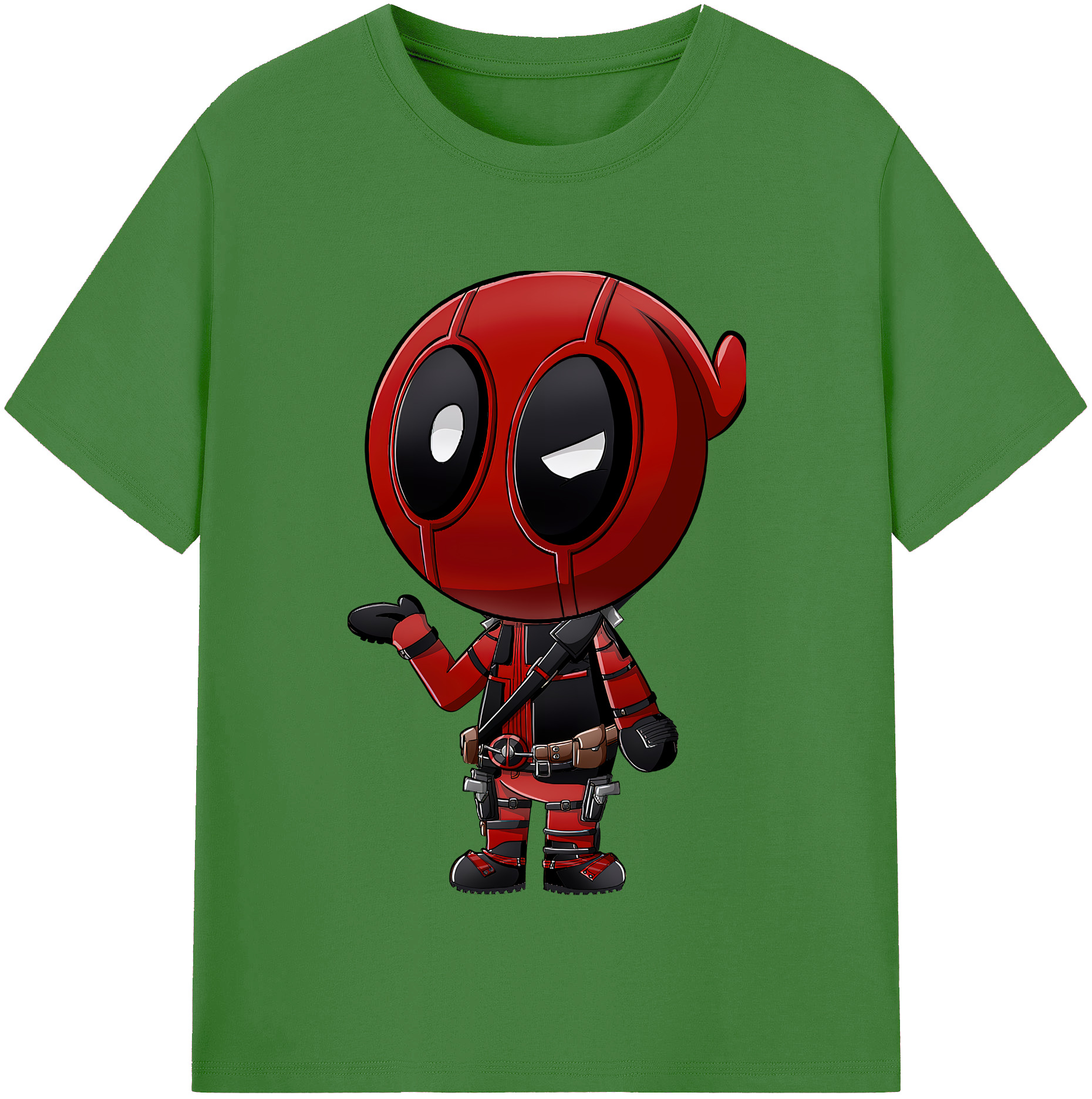 （画像用） Deadpool デッドプール レディースカジュアルプリントTシャツ（綿100％）